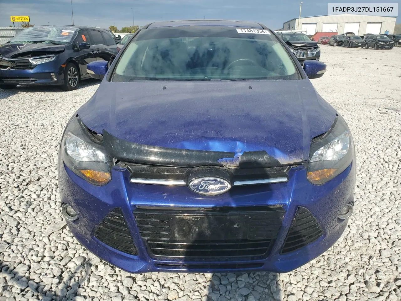 2013 Ford Focus Titanium VIN: 1FADP3J27DL151667 Lot: 77481354