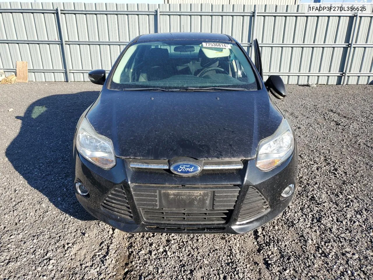 2013 Ford Focus Se VIN: 1FADP3F27DL356625 Lot: 77536814