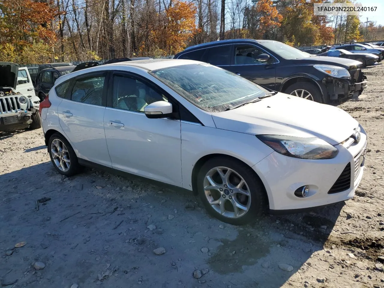 2013 Ford Focus Titanium VIN: 1FADP3N22DL240167 Lot: 77628654