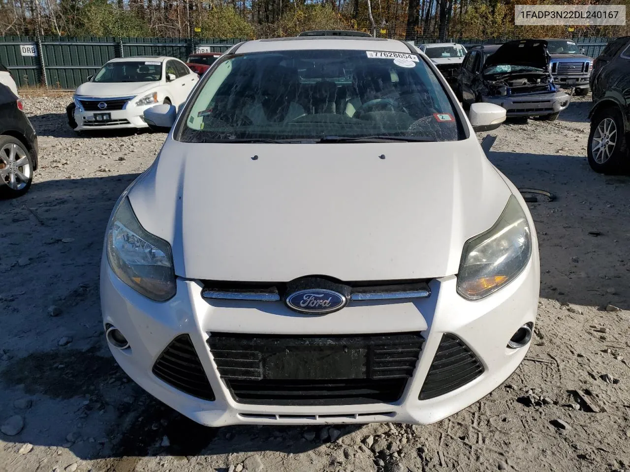 2013 Ford Focus Titanium VIN: 1FADP3N22DL240167 Lot: 77628654