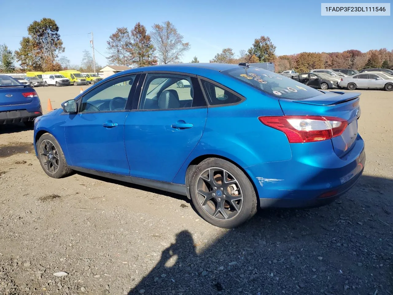 2013 Ford Focus Se VIN: 1FADP3F23DL111546 Lot: 77935574