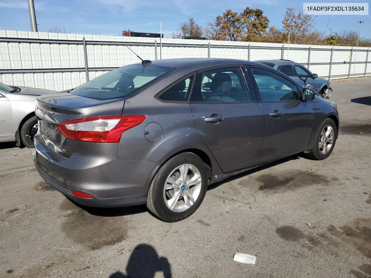 2013 Ford Focus Se VIN: 1FADP3F2XDL135634 Lot: 77950274