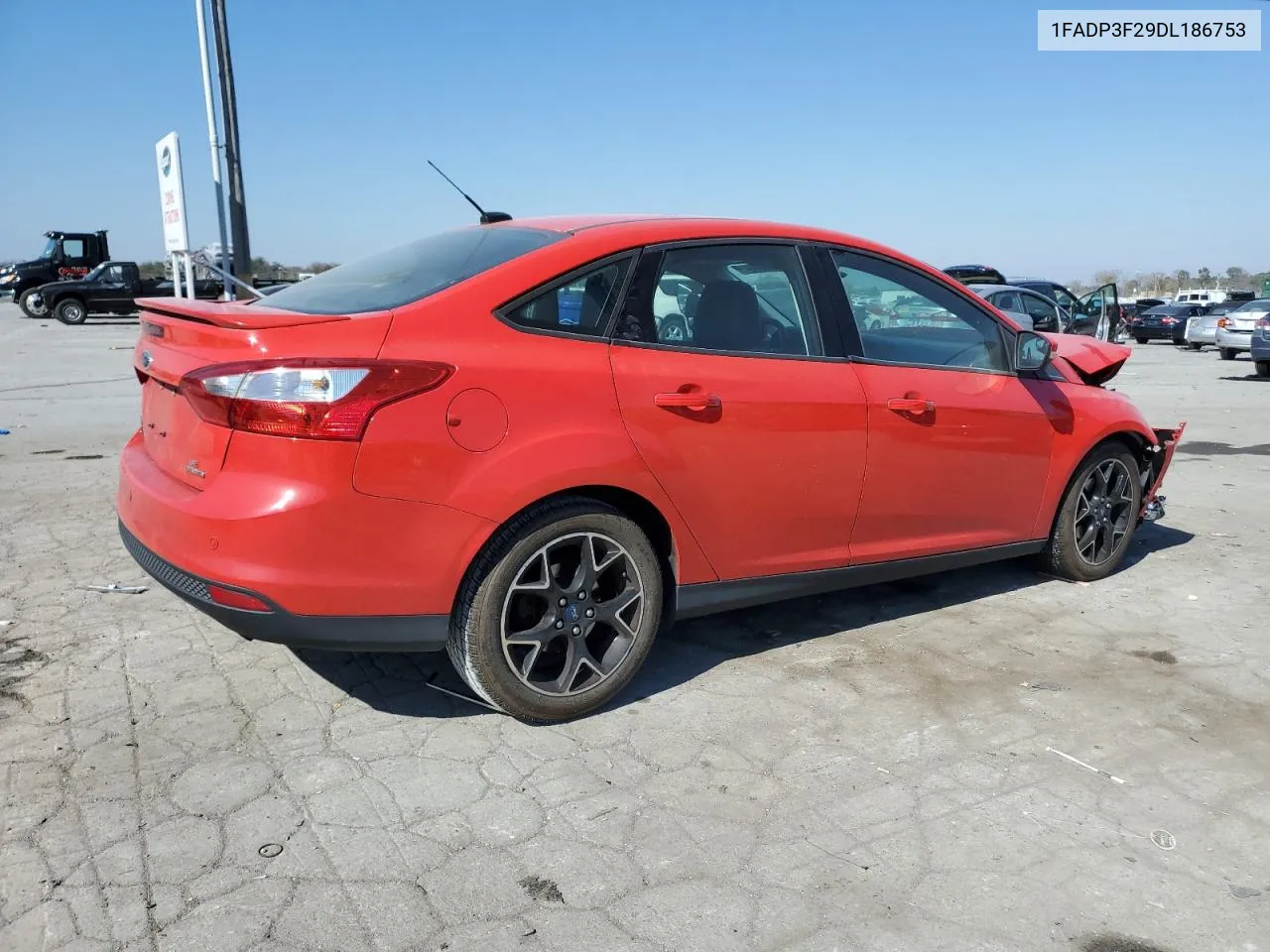 2013 Ford Focus Se VIN: 1FADP3F29DL186753 Lot: 77956494