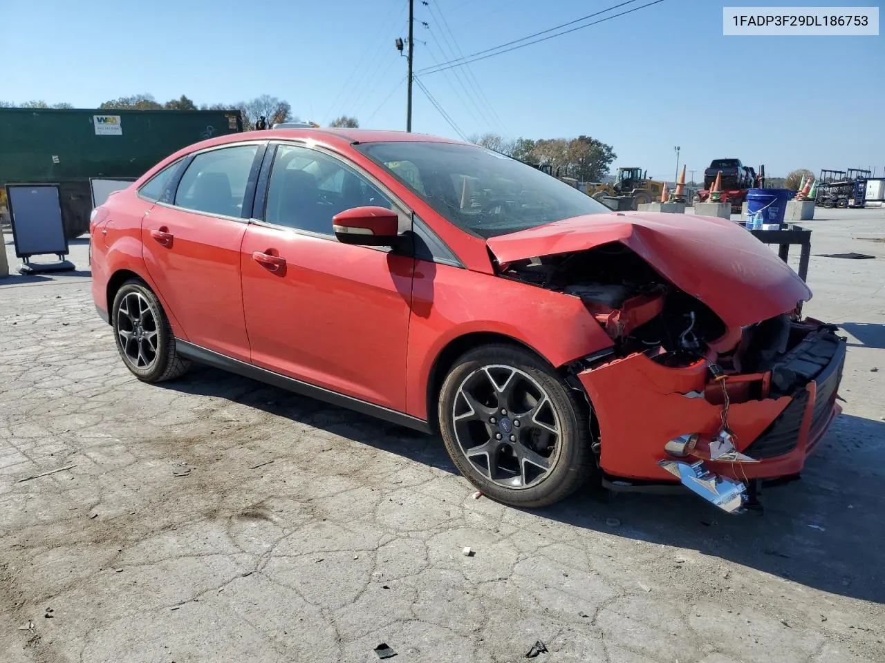 2013 Ford Focus Se VIN: 1FADP3F29DL186753 Lot: 77956494