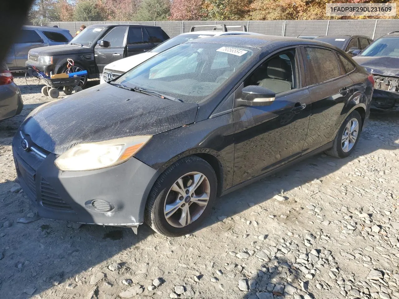 2013 Ford Focus Se VIN: 1FADP3F29DL231609 Lot: 78056584