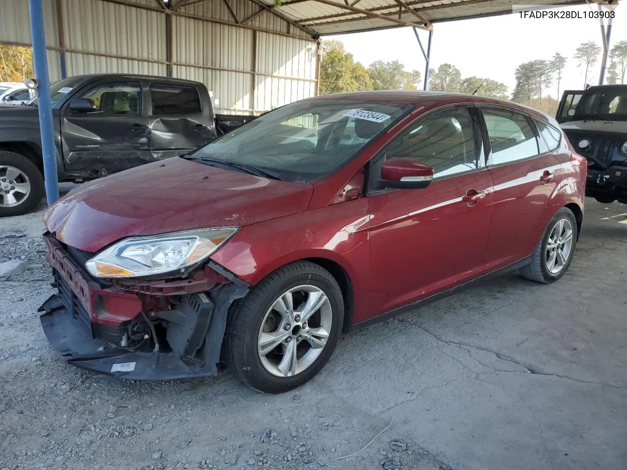 2013 Ford Focus Se VIN: 1FADP3K28DL103903 Lot: 78123544