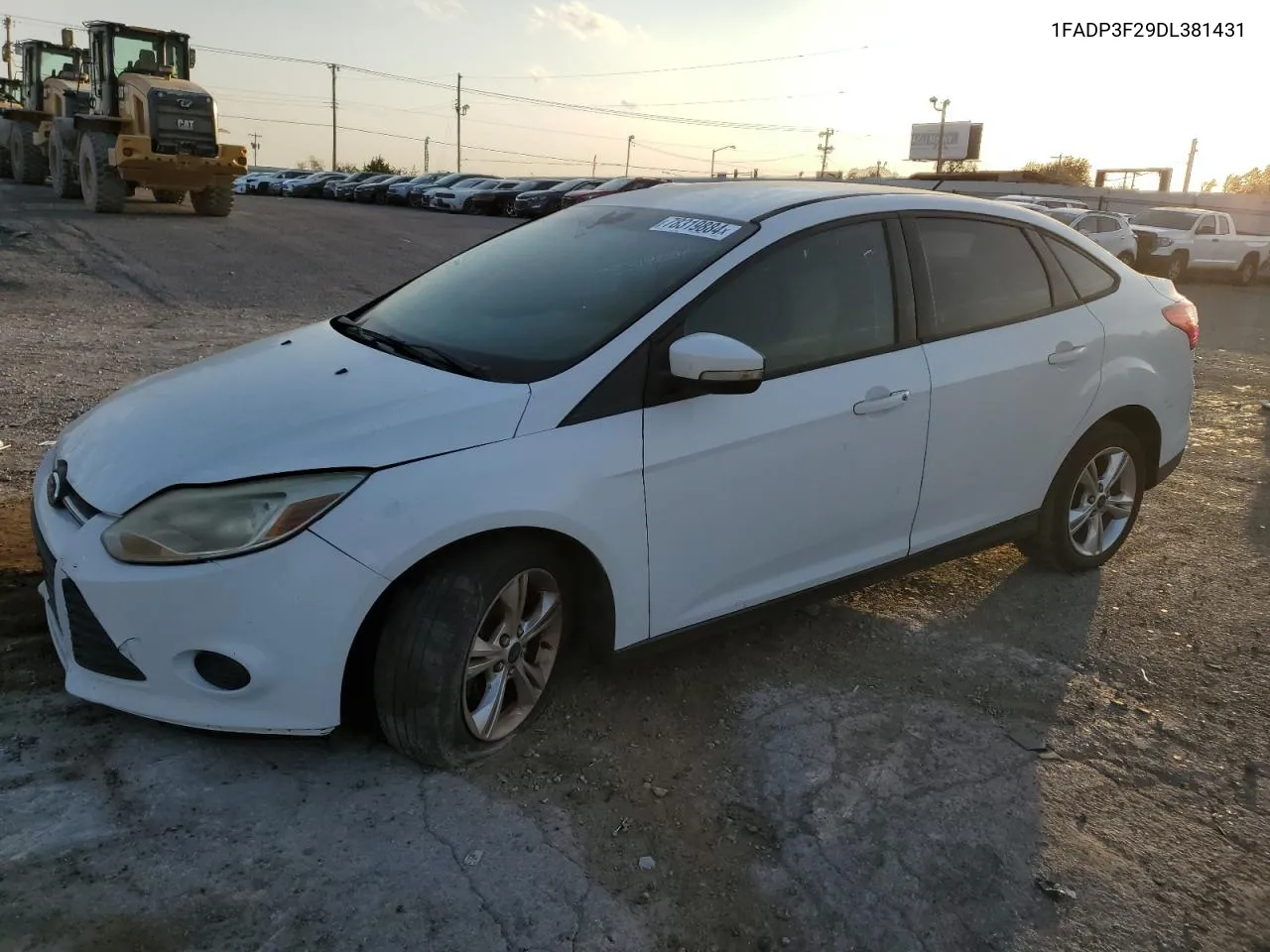 2013 Ford Focus Se VIN: 1FADP3F29DL381431 Lot: 78319884