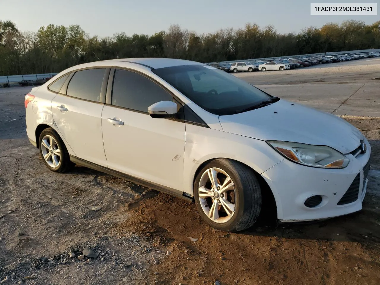 2013 Ford Focus Se VIN: 1FADP3F29DL381431 Lot: 78319884