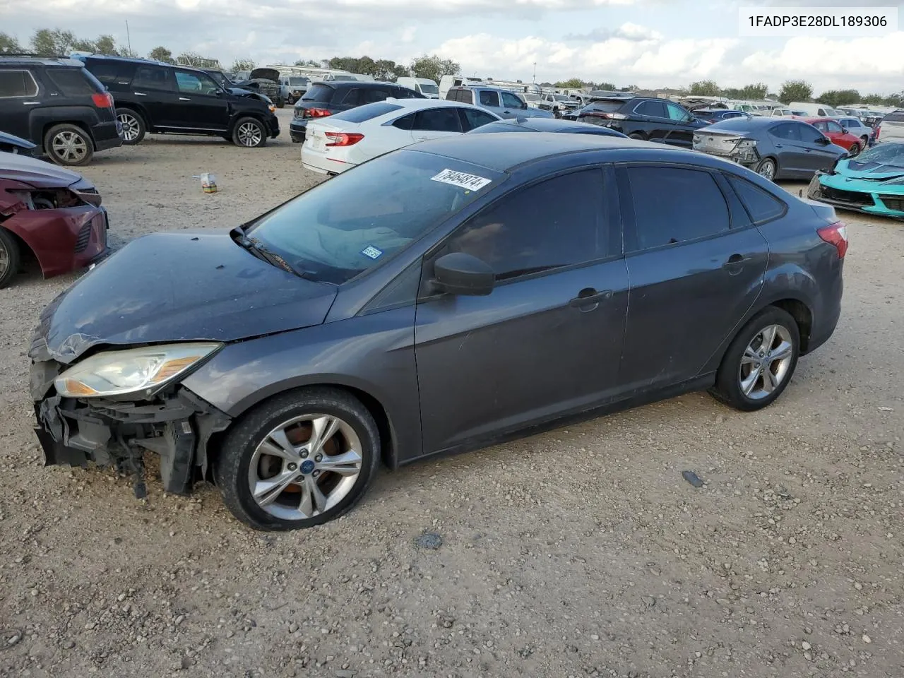 2013 Ford Focus S VIN: 1FADP3E28DL189306 Lot: 78464874