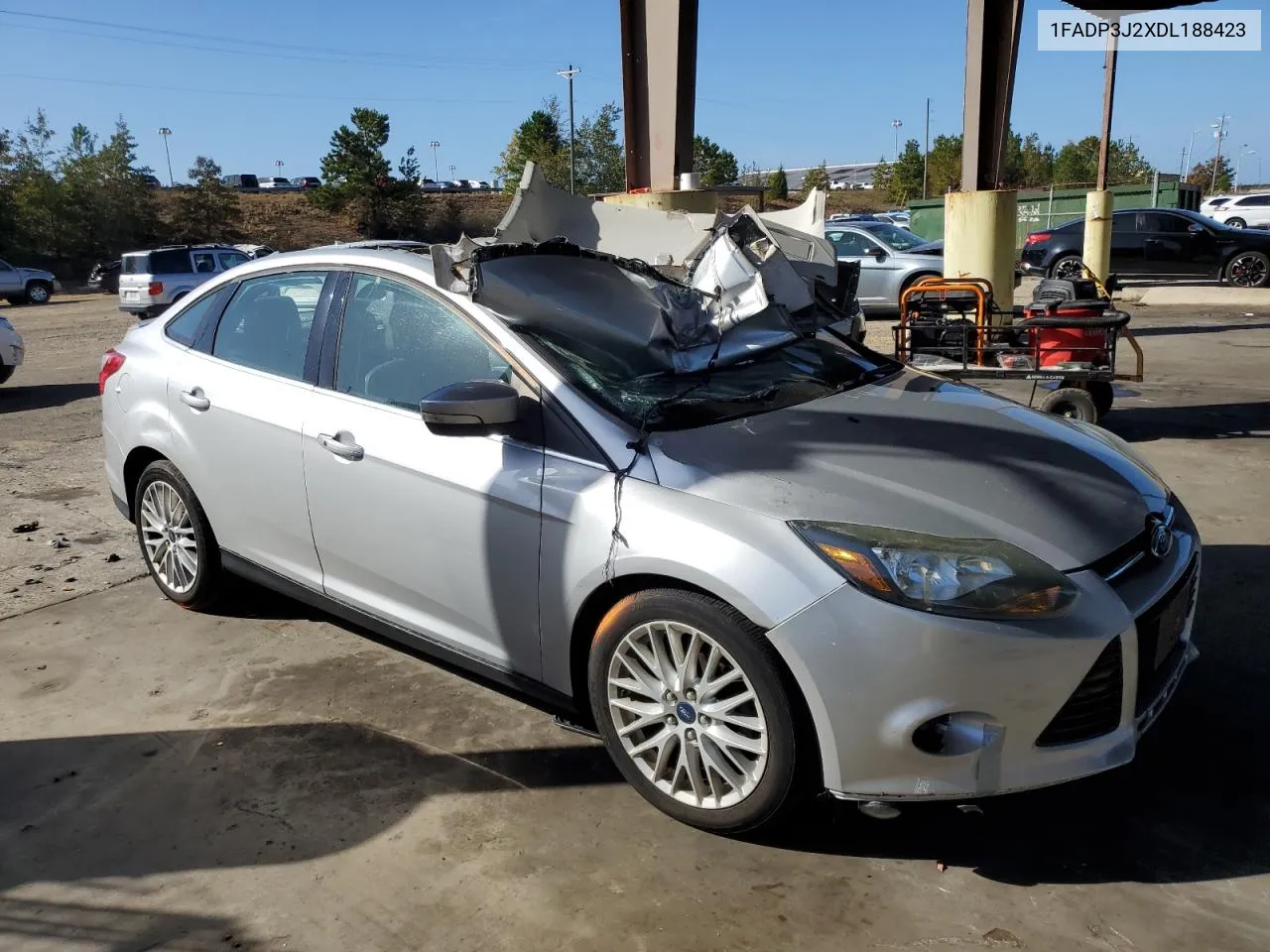 2013 Ford Focus Titanium VIN: 1FADP3J2XDL188423 Lot: 78485534