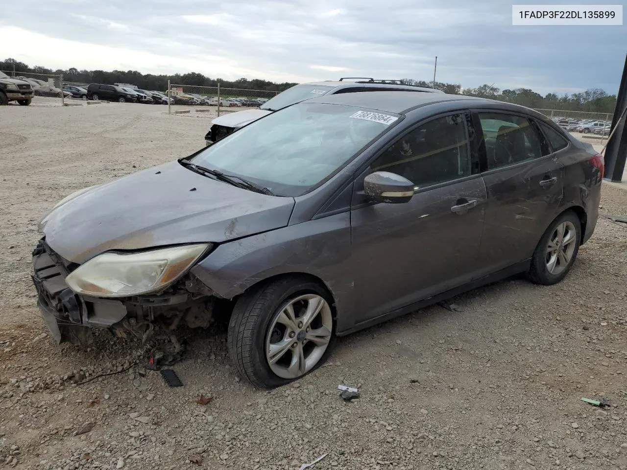 2013 Ford Focus Se VIN: 1FADP3F22DL135899 Lot: 78876864