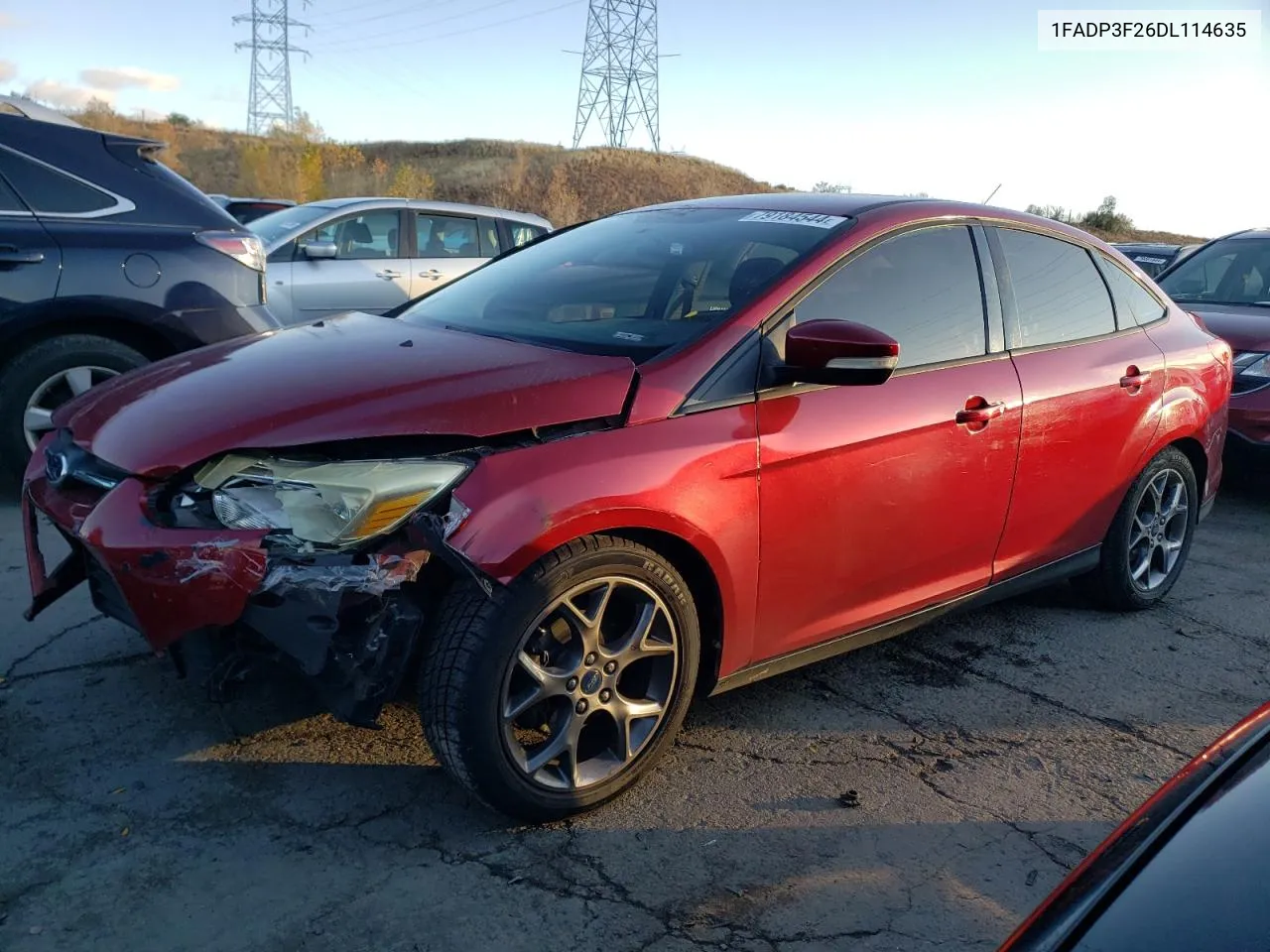 2013 Ford Focus Se VIN: 1FADP3F26DL114635 Lot: 79184544