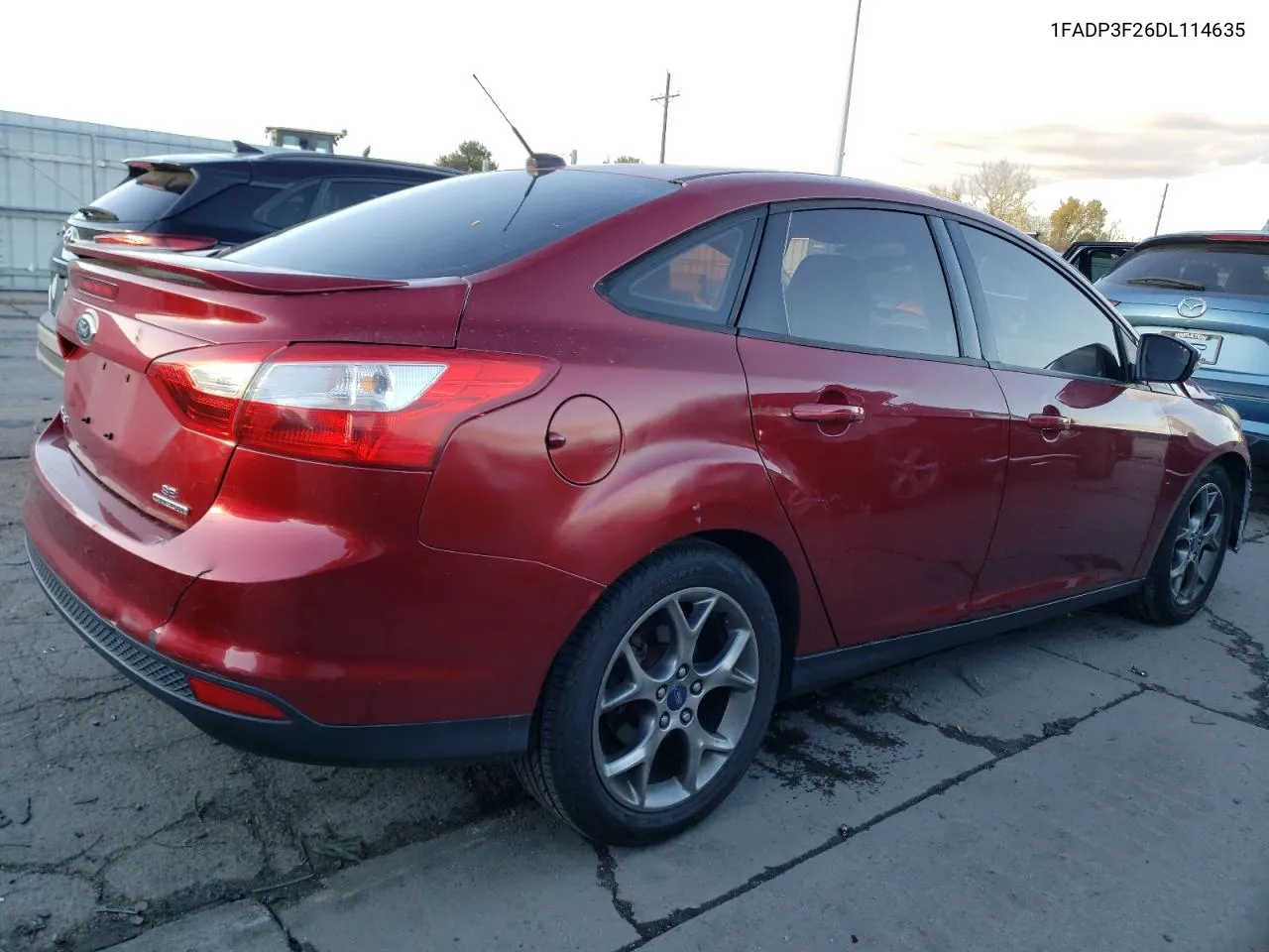 2013 Ford Focus Se VIN: 1FADP3F26DL114635 Lot: 79184544