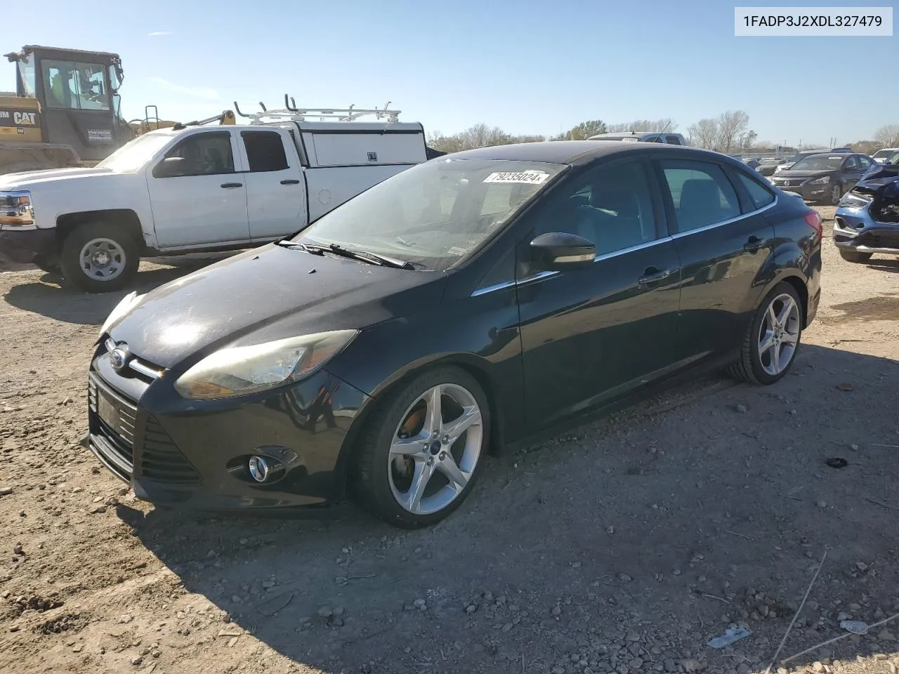 2013 Ford Focus Titanium VIN: 1FADP3J2XDL327479 Lot: 79235024