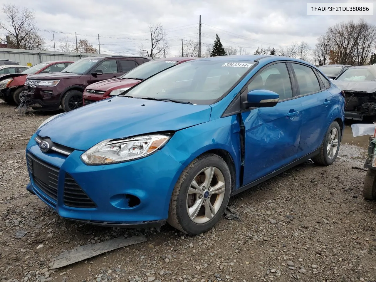 2013 Ford Focus Se VIN: 1FADP3F21DL380886 Lot: 79412114