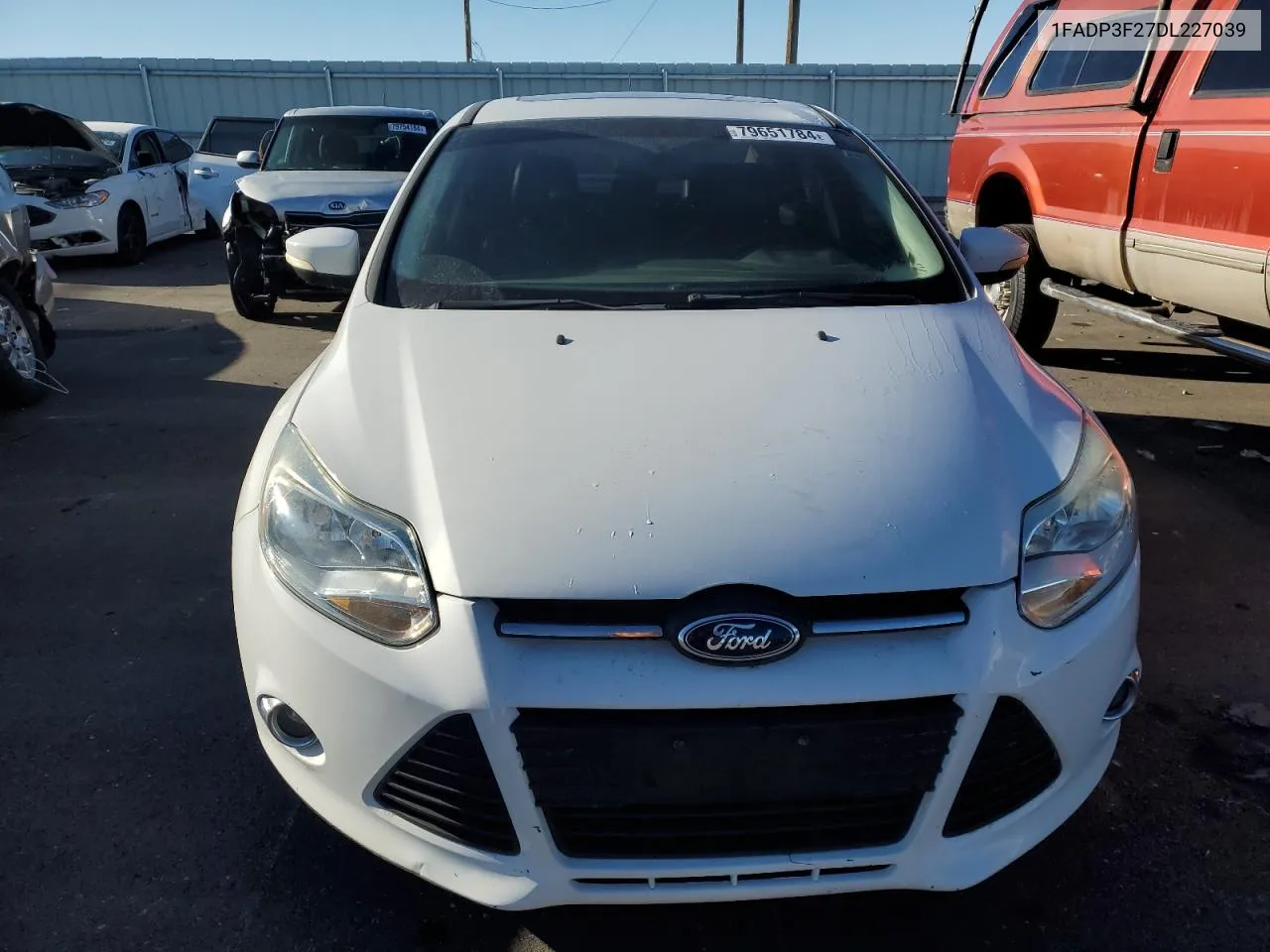 2013 Ford Focus Se VIN: 1FADP3F27DL227039 Lot: 79651784