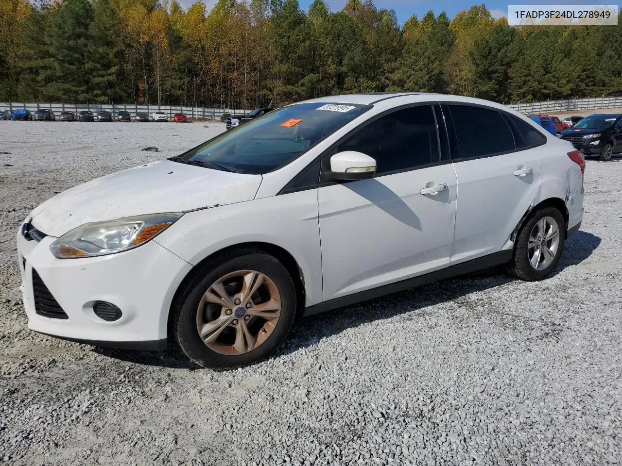 2013 Ford Focus Se VIN: 1FADP3F24DL278949 Lot: 79731994