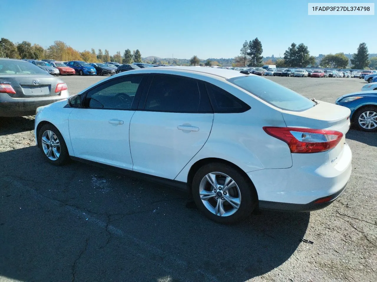 2013 Ford Focus Se VIN: 1FADP3F27DL374798 Lot: 80082574