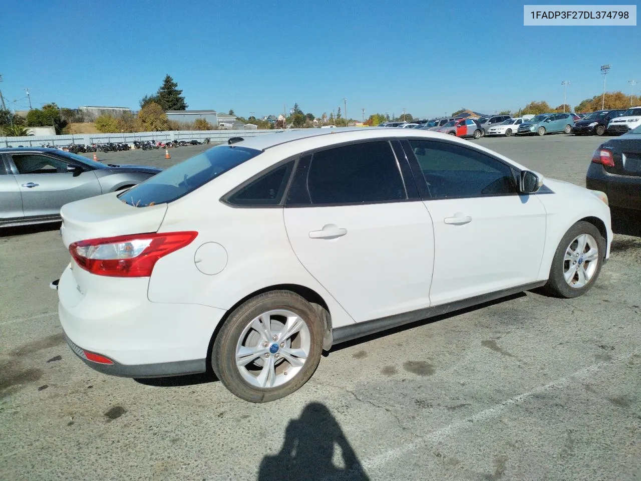 2013 Ford Focus Se VIN: 1FADP3F27DL374798 Lot: 80082574