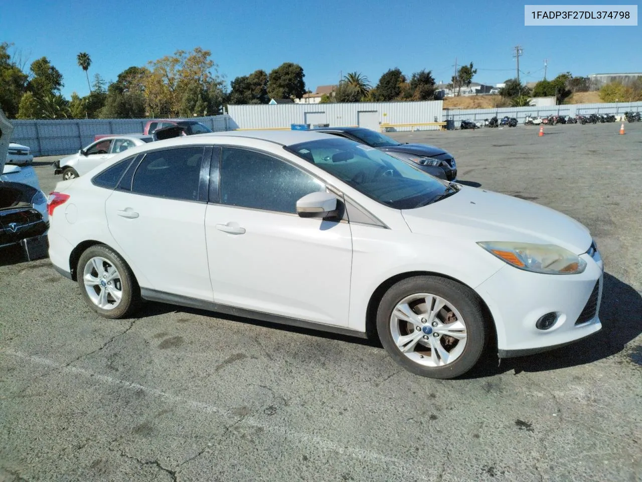 2013 Ford Focus Se VIN: 1FADP3F27DL374798 Lot: 80082574