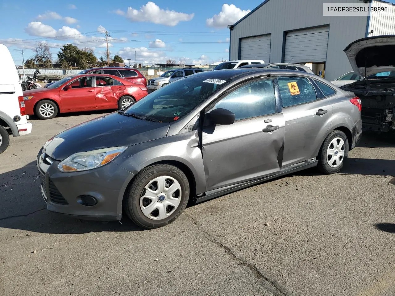 2013 Ford Focus S VIN: 1FADP3E29DL138896 Lot: 80251304