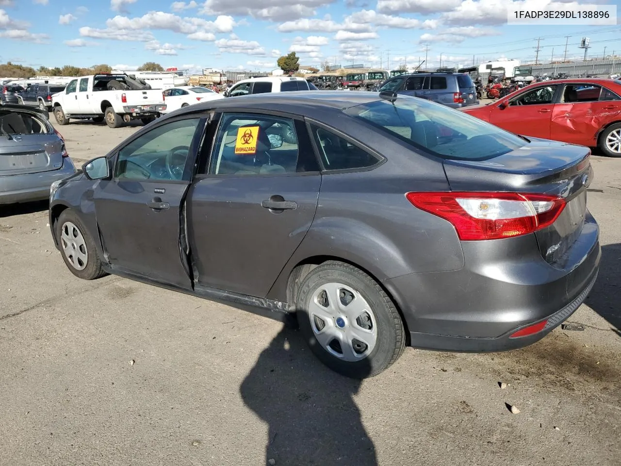 2013 Ford Focus S VIN: 1FADP3E29DL138896 Lot: 80251304