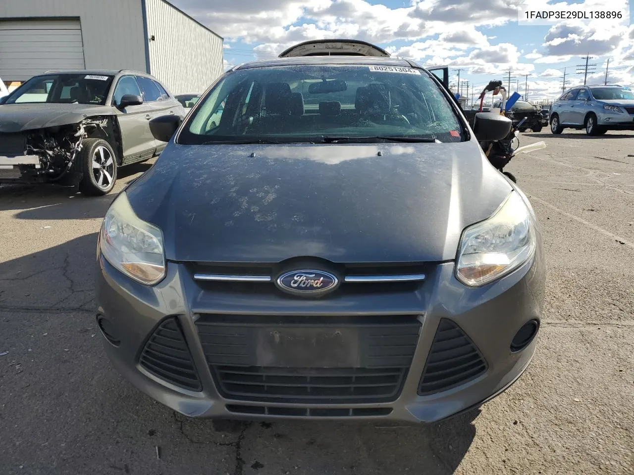 2013 Ford Focus S VIN: 1FADP3E29DL138896 Lot: 80251304