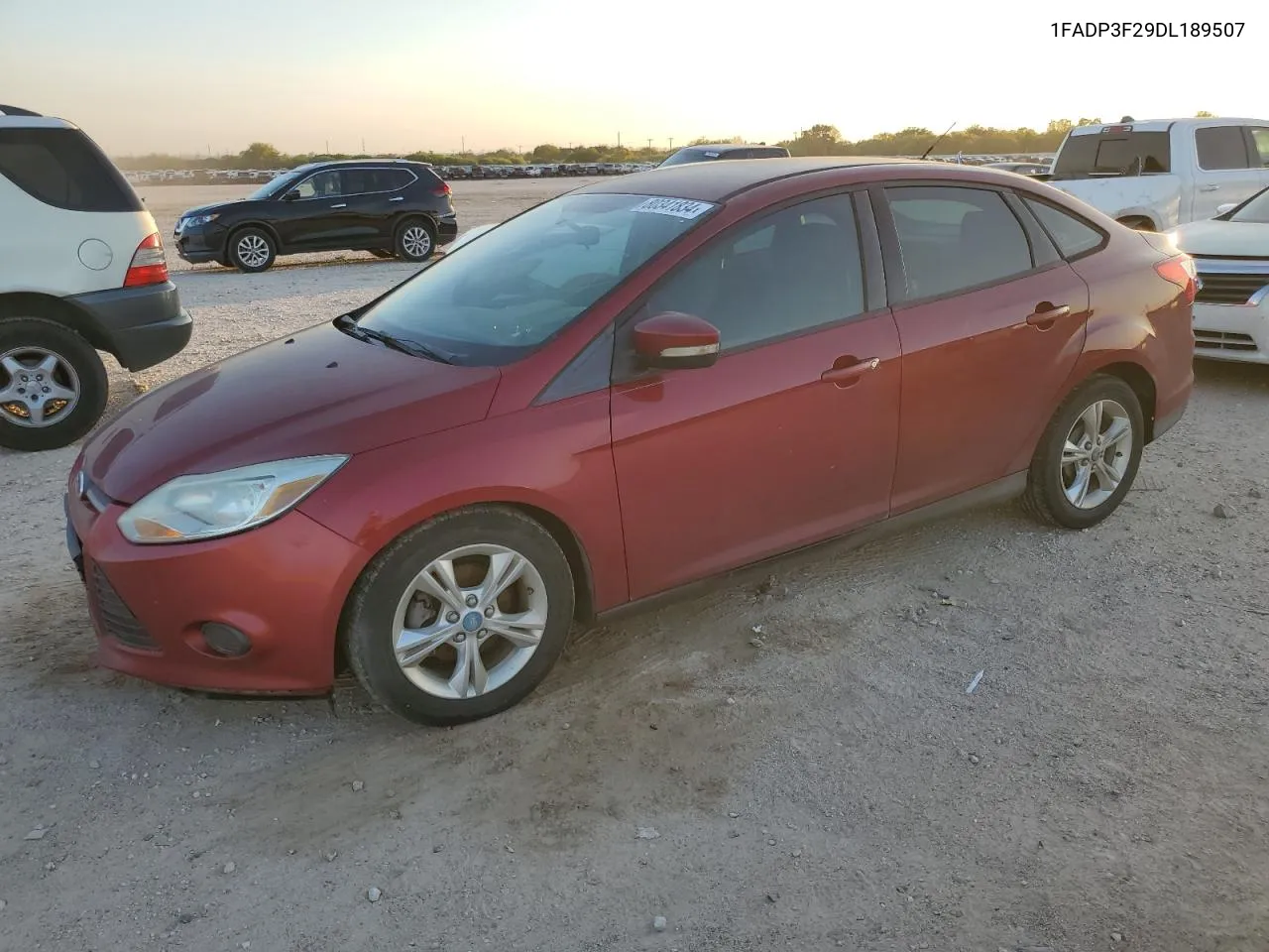 2013 Ford Focus Se VIN: 1FADP3F29DL189507 Lot: 80341834