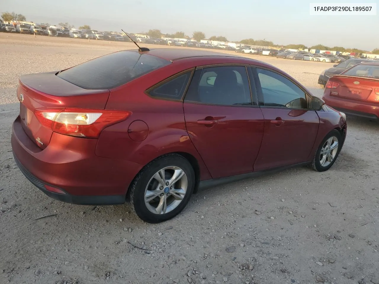 2013 Ford Focus Se VIN: 1FADP3F29DL189507 Lot: 80341834