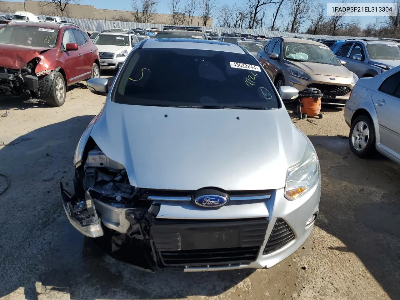 2014 Ford Focus Se VIN: 1FADP3F21EL313304 Lot: 43622844