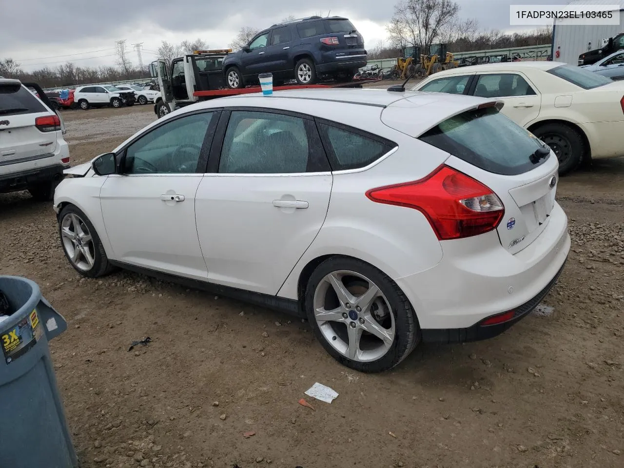 2014 Ford Focus Titanium VIN: 1FADP3N23EL103465 Lot: 45160094