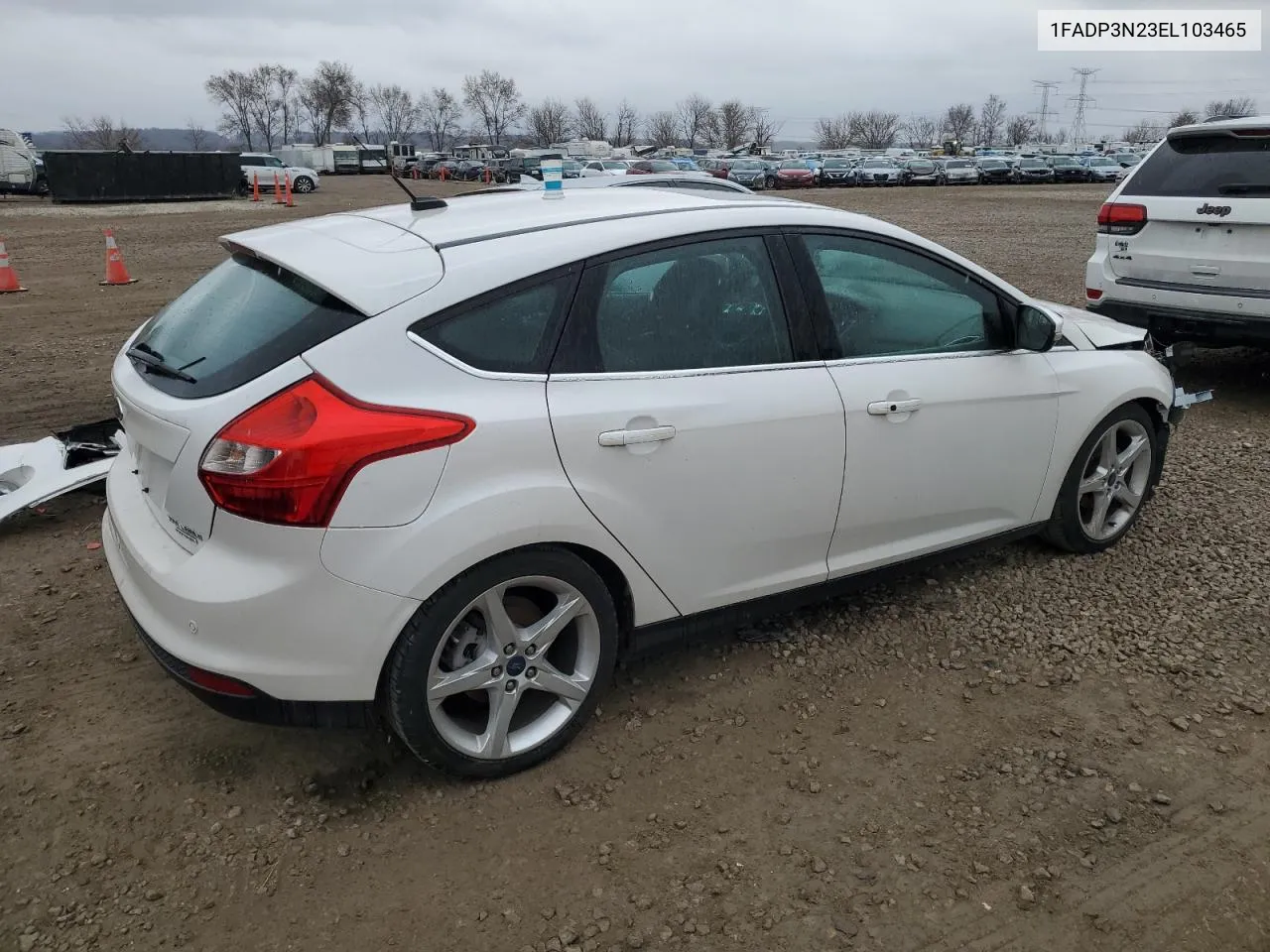 2014 Ford Focus Titanium VIN: 1FADP3N23EL103465 Lot: 45160094