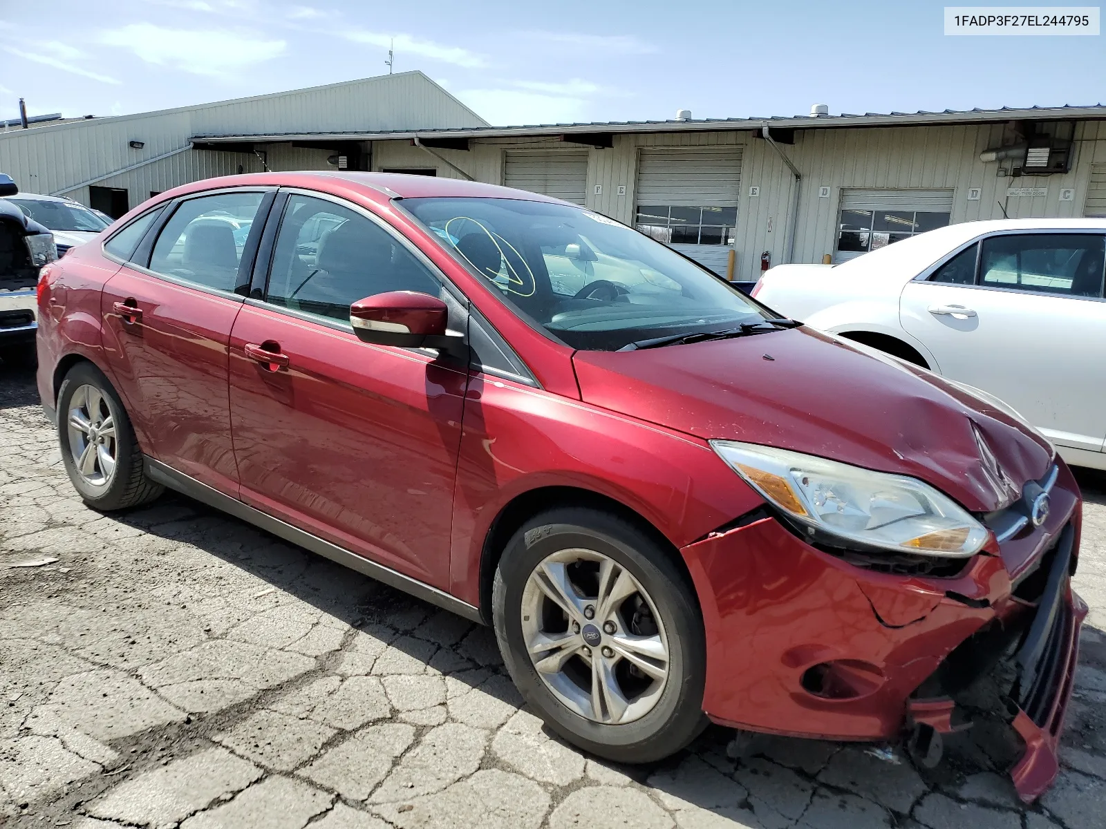 2014 Ford Focus Se VIN: 1FADP3F27EL244795 Lot: 50045544