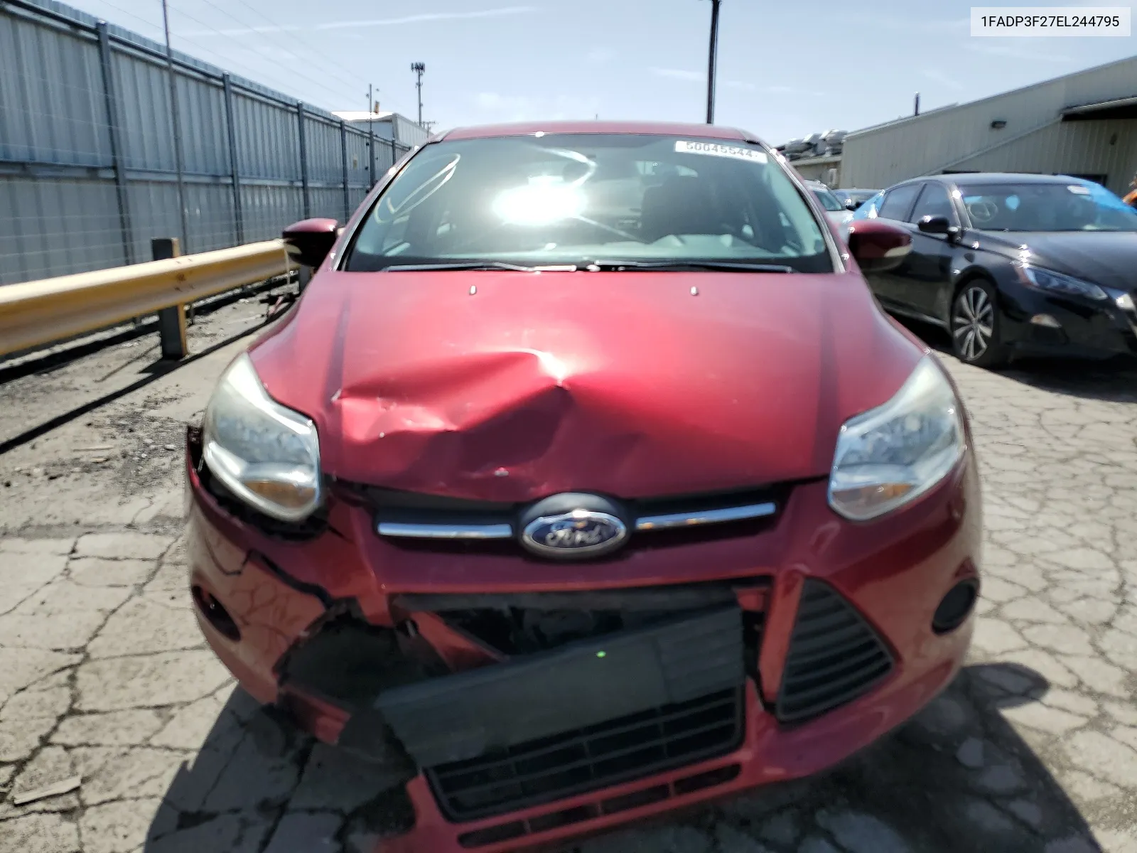 2014 Ford Focus Se VIN: 1FADP3F27EL244795 Lot: 50045544