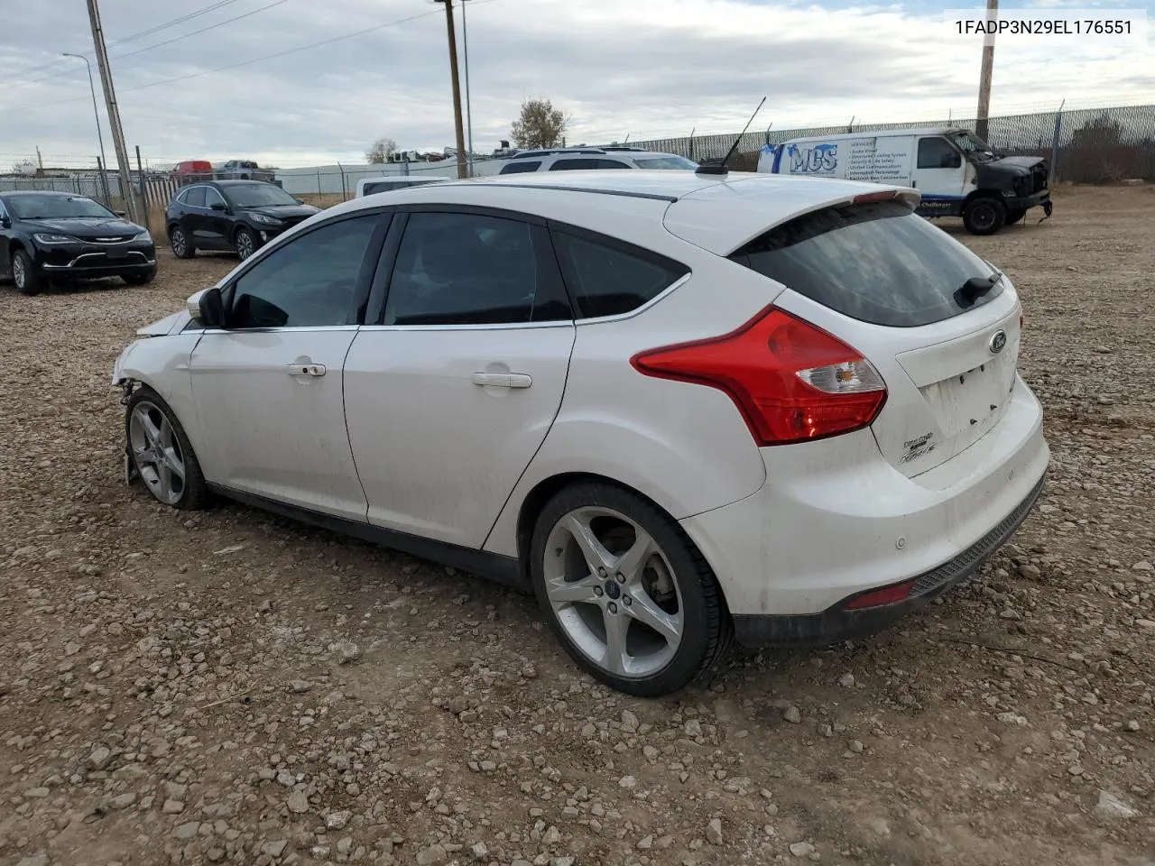 2014 Ford Focus Titanium VIN: 1FADP3N29EL176551 Lot: 52290814