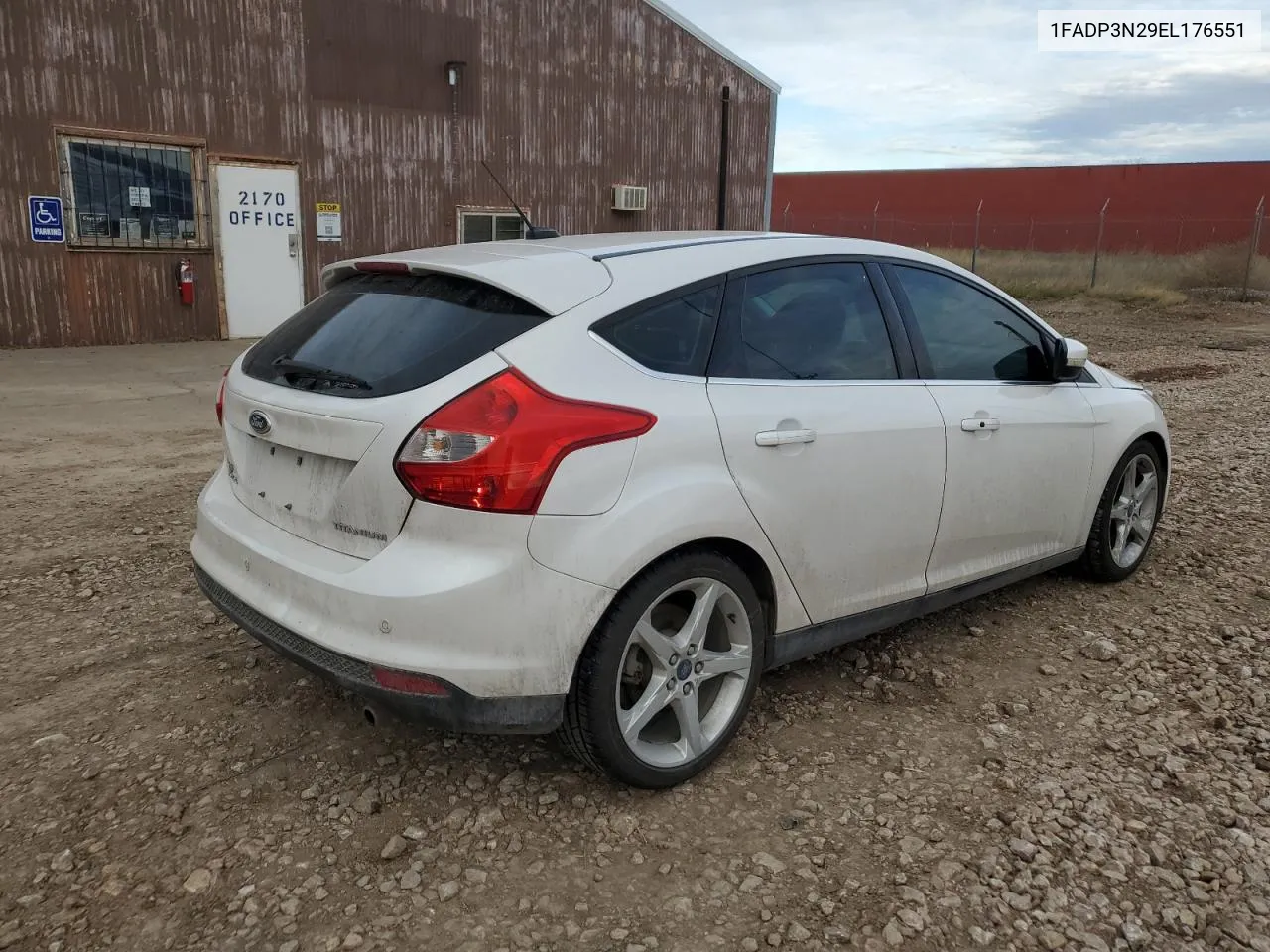 2014 Ford Focus Titanium VIN: 1FADP3N29EL176551 Lot: 52290814