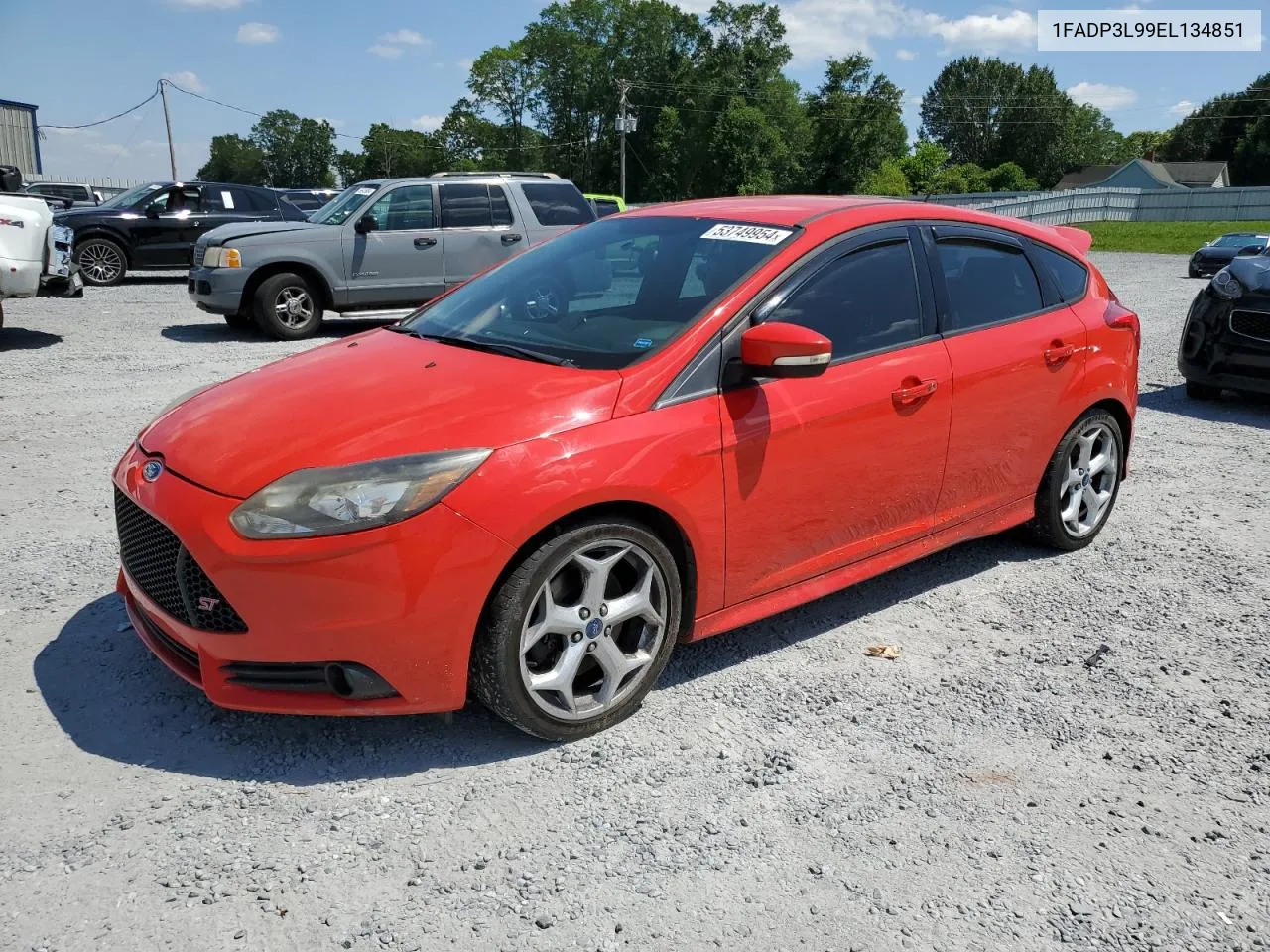 2014 Ford Focus St VIN: 1FADP3L99EL134851 Lot: 53749954