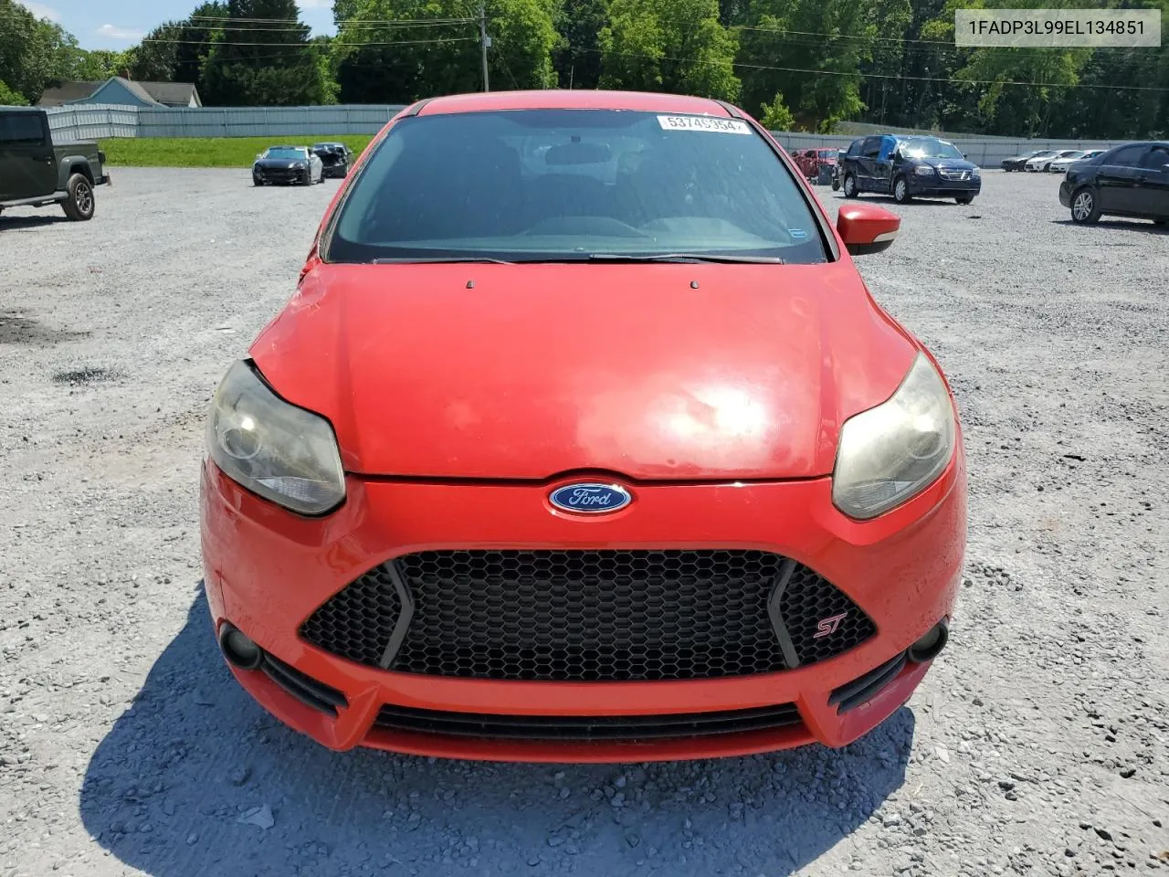 2014 Ford Focus St VIN: 1FADP3L99EL134851 Lot: 53749954