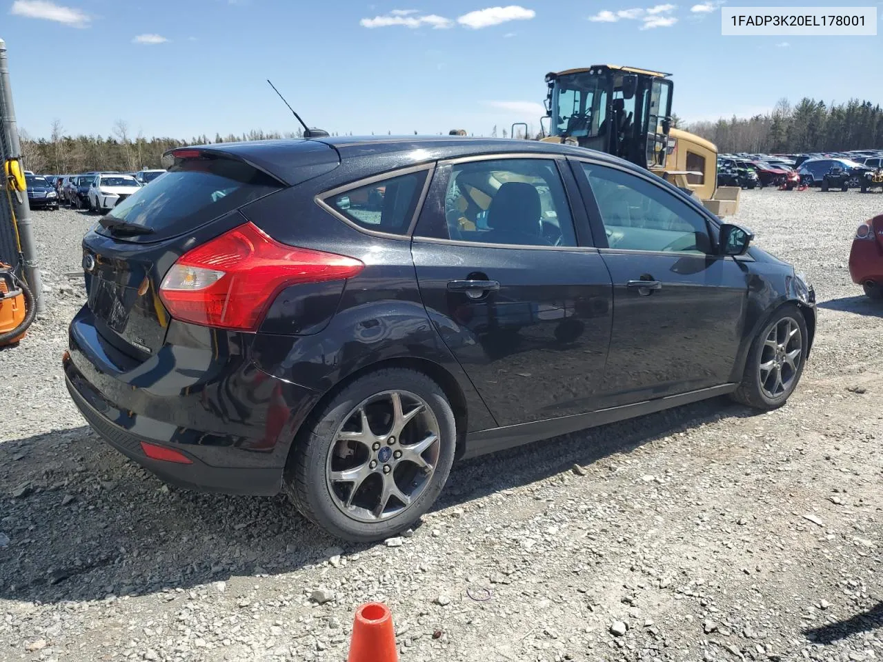 2014 Ford Focus Se VIN: 1FADP3K20EL178001 Lot: 54521164