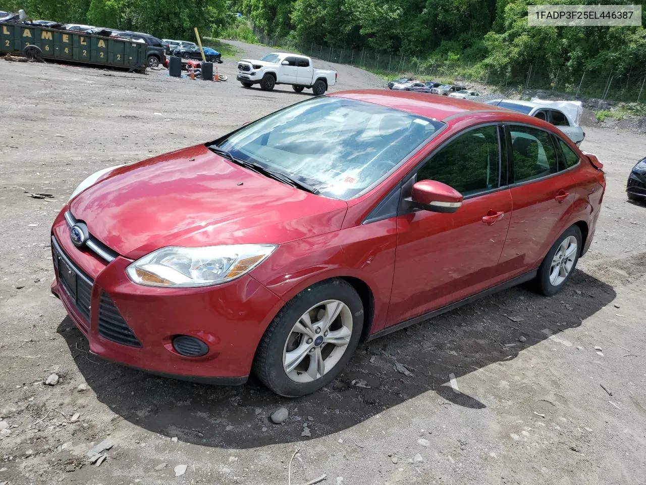 2014 Ford Focus Se VIN: 1FADP3F25EL446387 Lot: 55875114