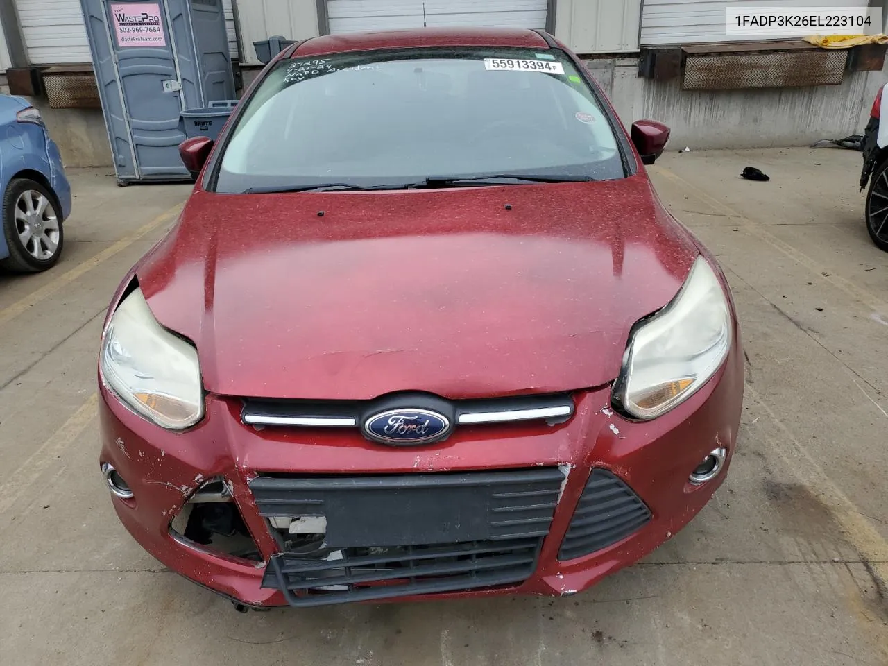 2014 Ford Focus Se VIN: 1FADP3K26EL223104 Lot: 55913394