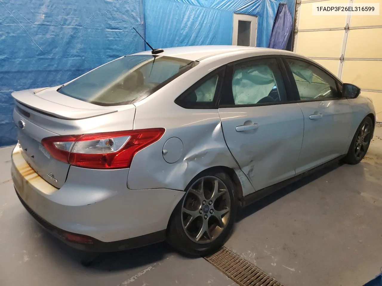 2014 Ford Focus Se VIN: 1FADP3F26EL316599 Lot: 56444904