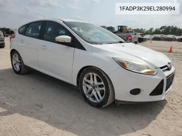 2014 Ford Focus Se VIN: 1FADP3K29EL280994 Lot: 56801644