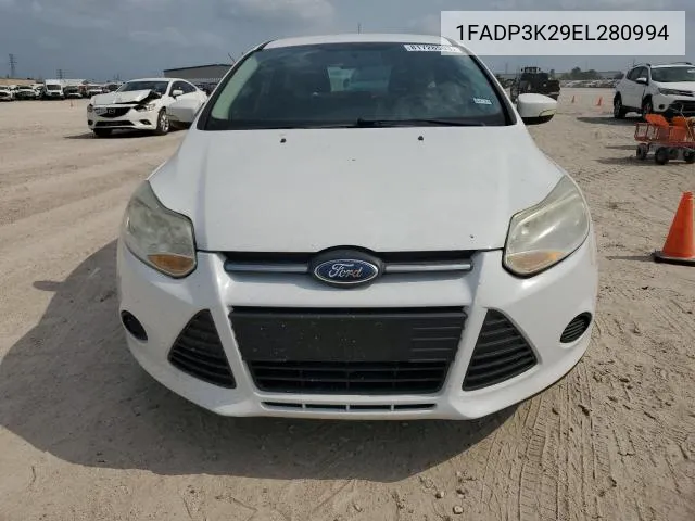 2014 Ford Focus Se VIN: 1FADP3K29EL280994 Lot: 56801644