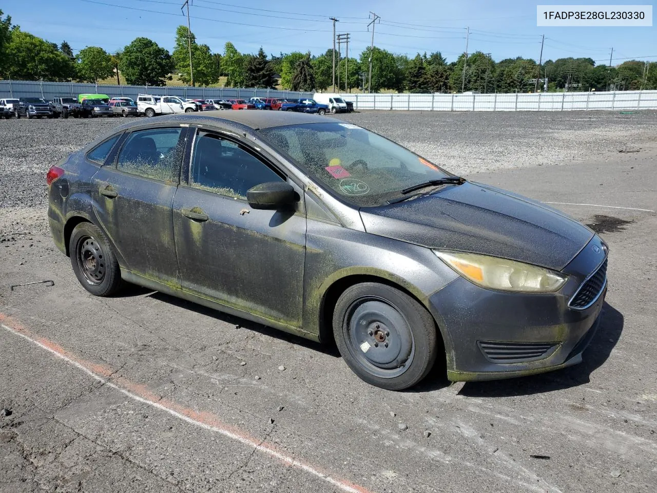 2014 Ford Focus S VIN: 1FADP3E28GL230330 Lot: 57120014