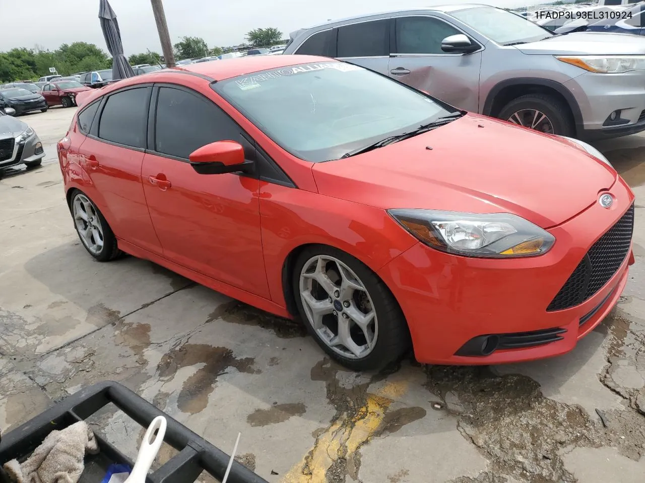 2014 Ford Focus St VIN: 1FADP3L93EL310924 Lot: 57567584