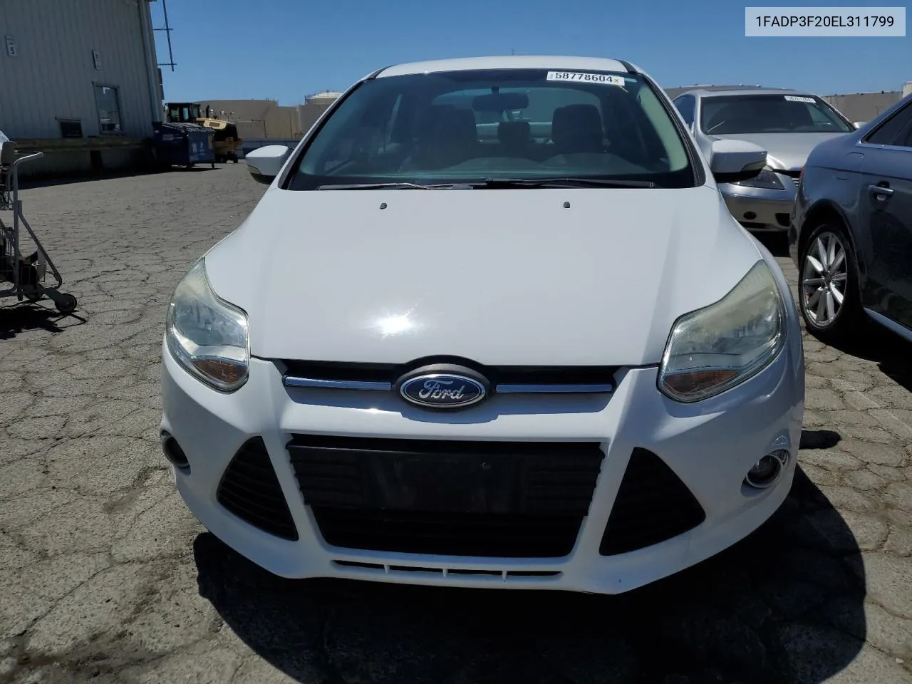 2014 Ford Focus Se VIN: 1FADP3F20EL311799 Lot: 58778604