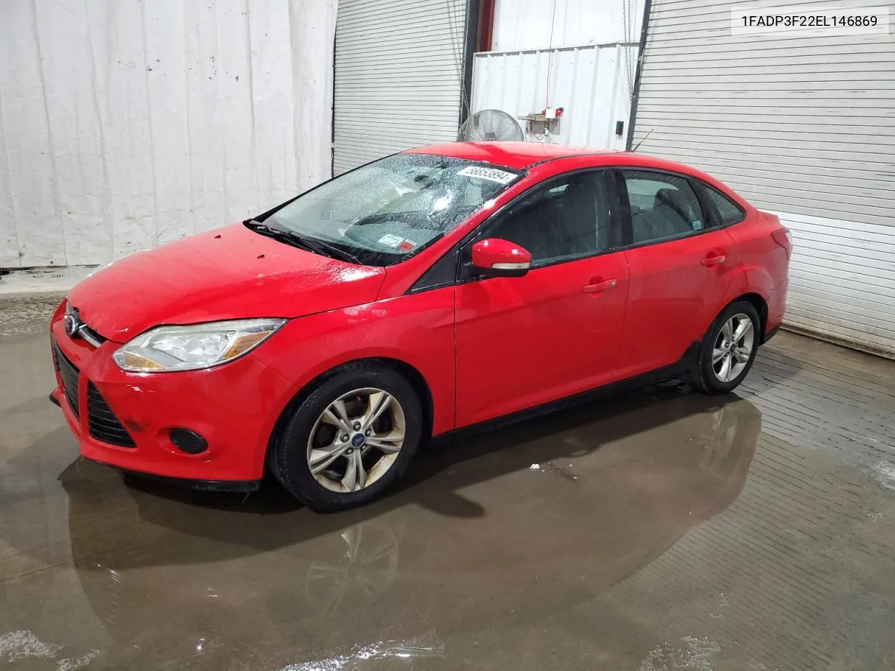 2014 Ford Focus Se VIN: 1FADP3F22EL146869 Lot: 58853894