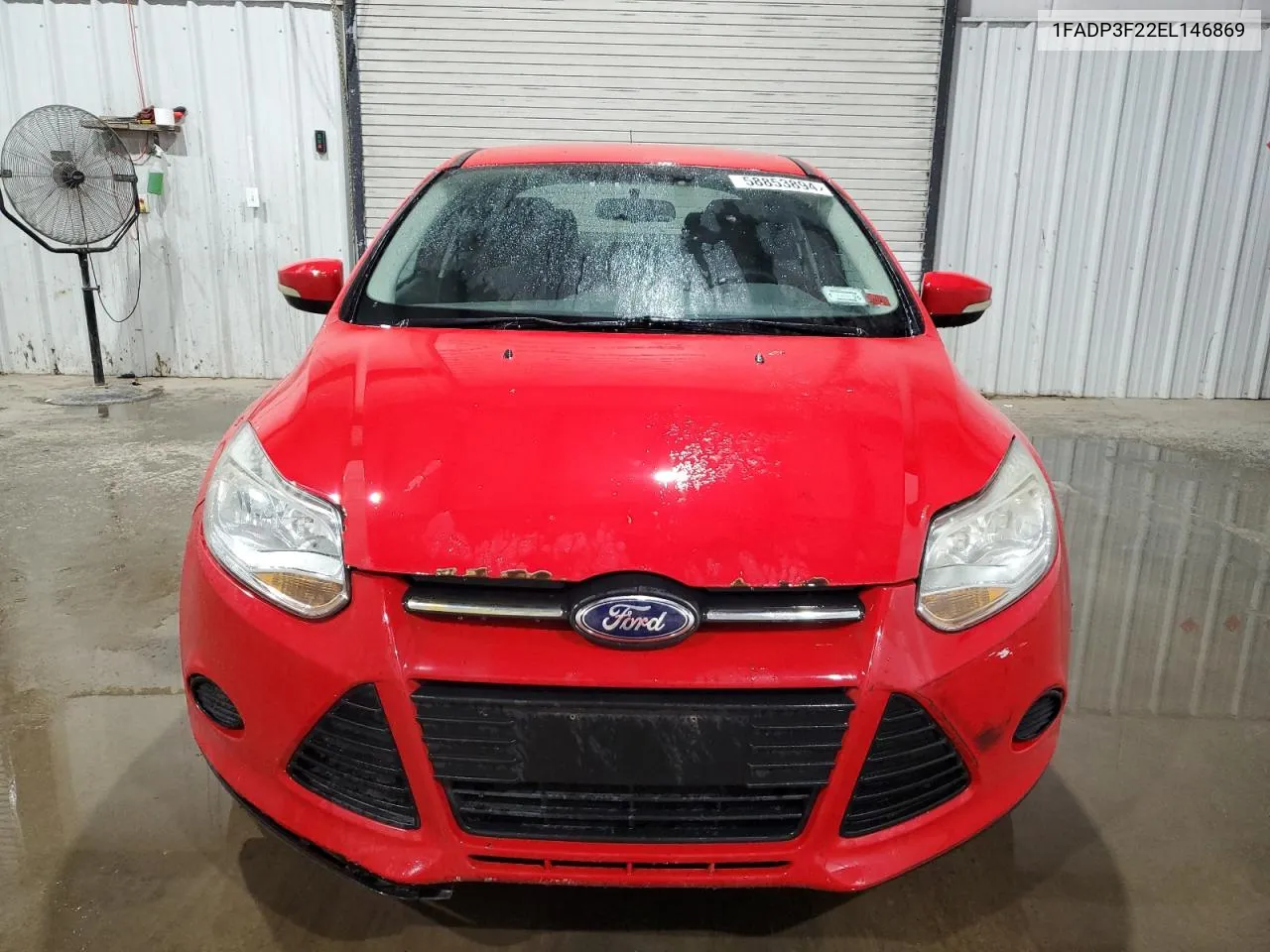 2014 Ford Focus Se VIN: 1FADP3F22EL146869 Lot: 58853894