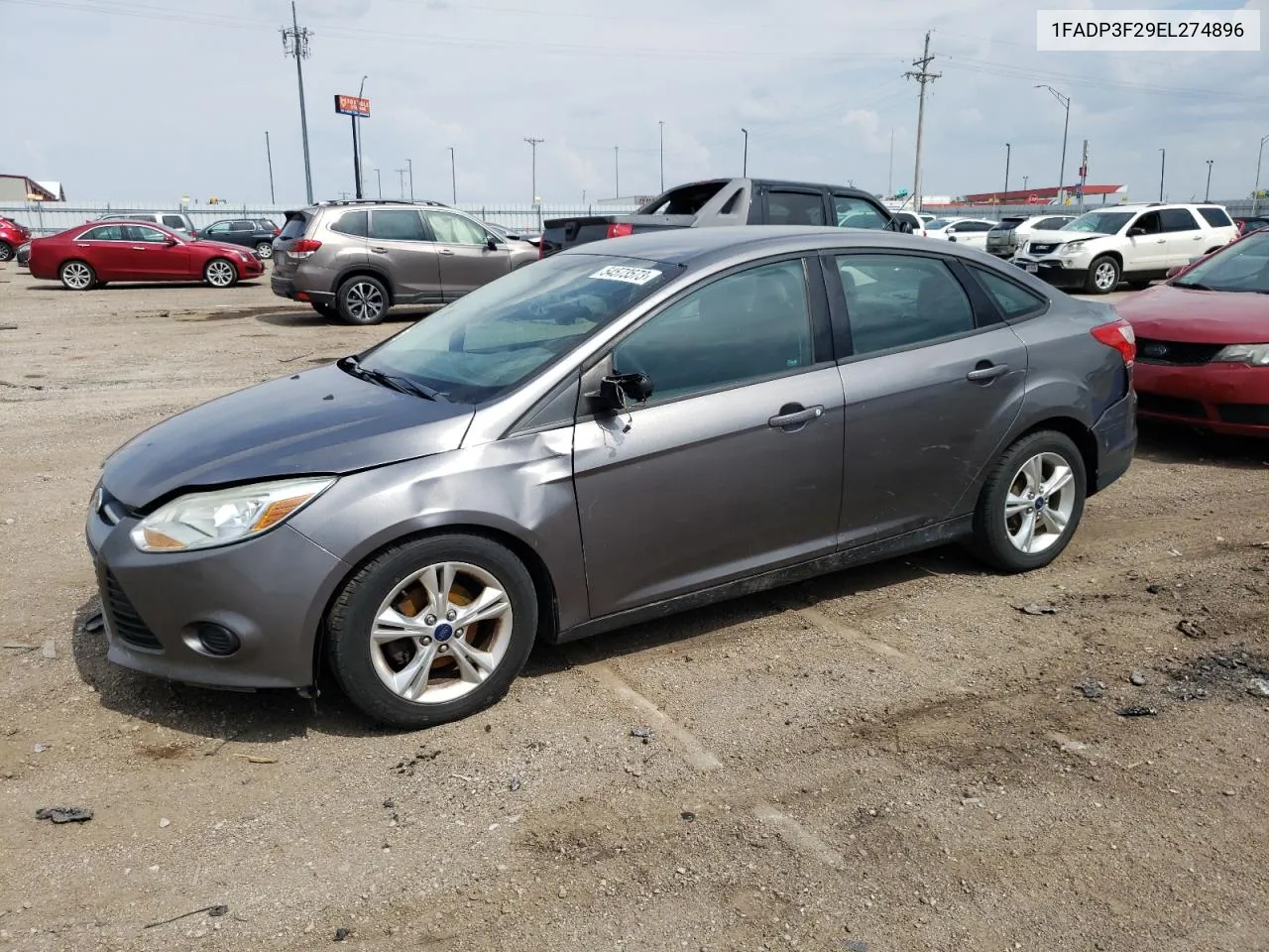 2014 Ford Focus Se VIN: 1FADP3F29EL274896 Lot: 58992633